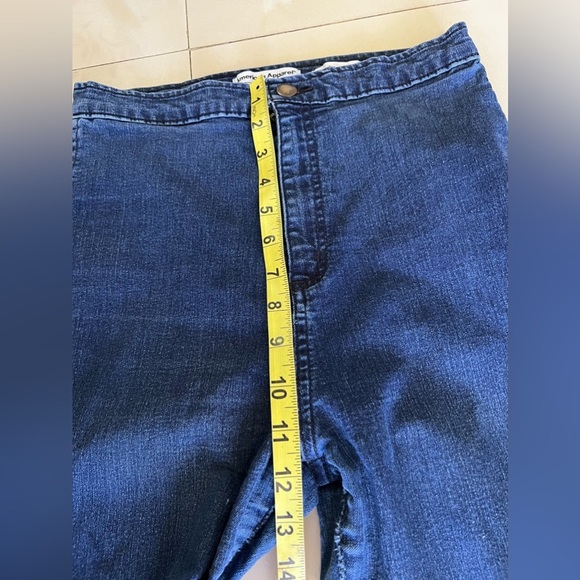 American Apparel Denim Women Blue Jeans M The Easy Jeans Made In México - Picture 7 of 11